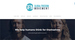 Desktop Screenshot of globalfreedommovement.org